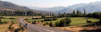 Road through Aconcagua Valley